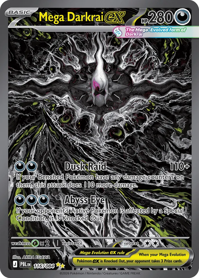 Carte Mega Darkrai ex — Pitch Black