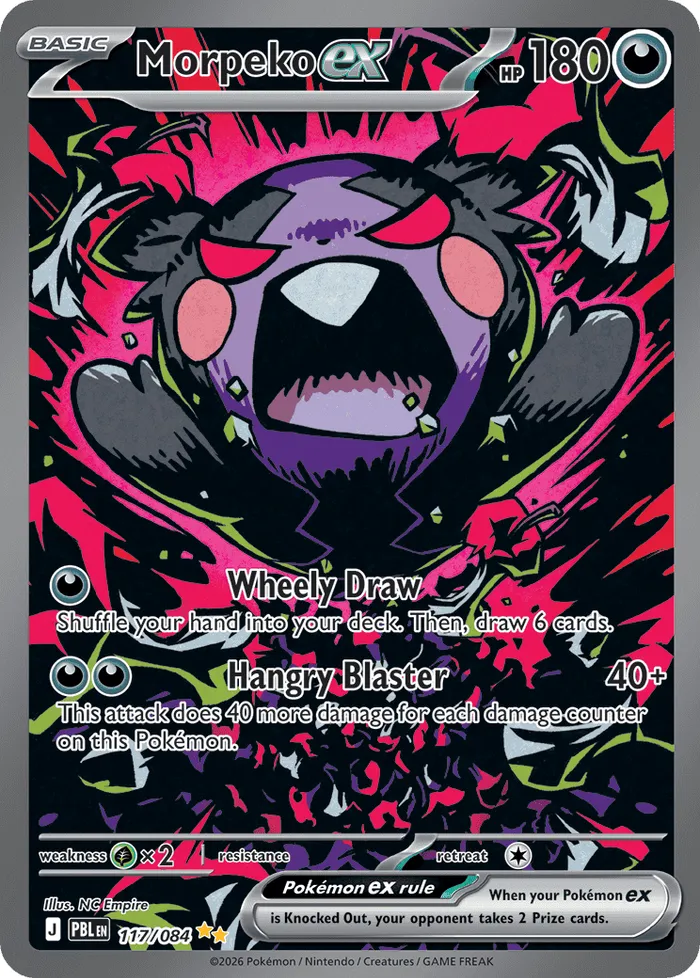 Carte Morpeko ex — Pitch Black