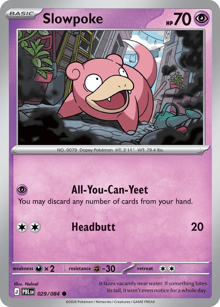 Carte Slowpoke — Pitch Black