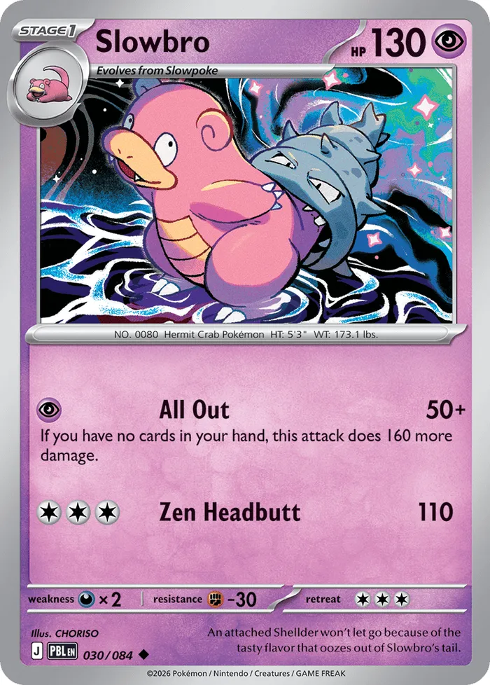 Carte Slowbro — Pitch Black