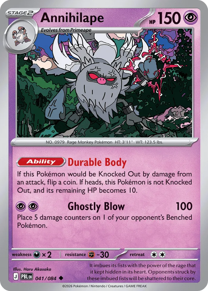 Carte Annihilape — Pitch Black