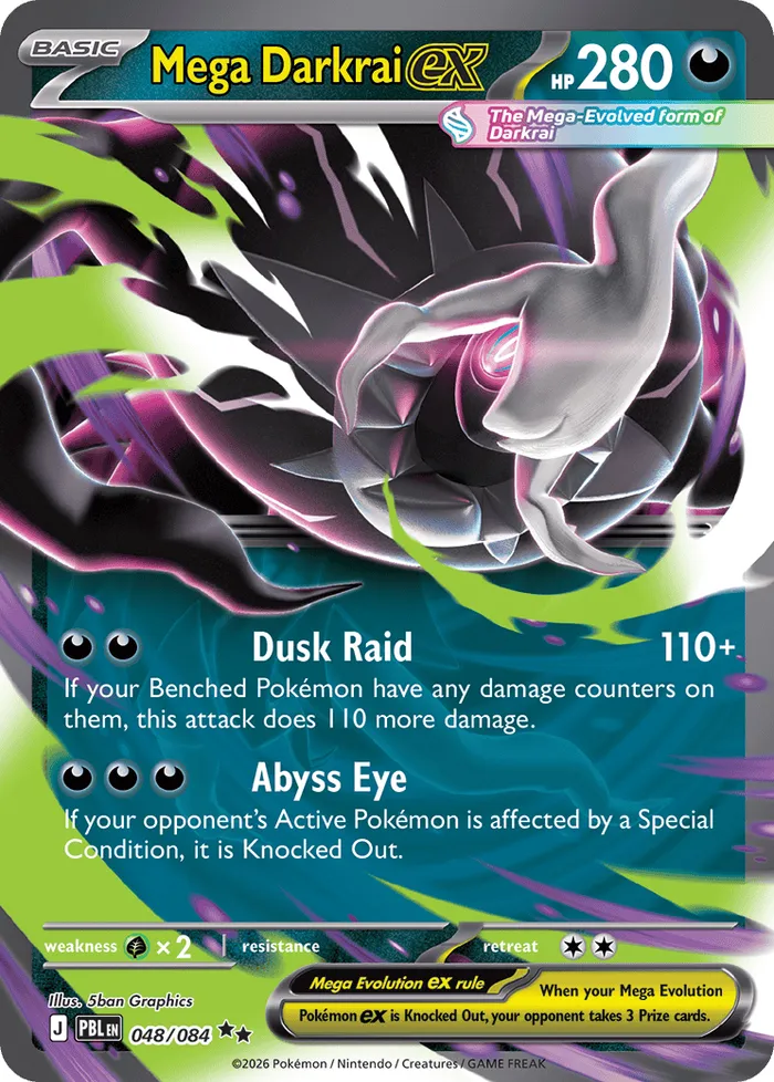 Carte Mega Darkrai ex — Pitch Black