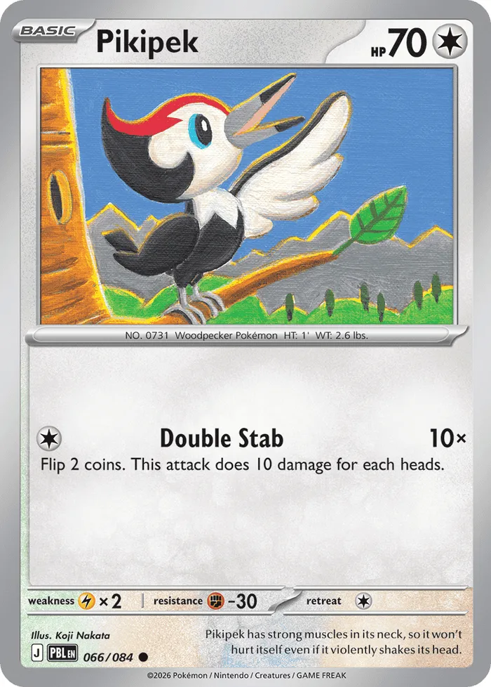 Carte Pikipek — Pitch Black