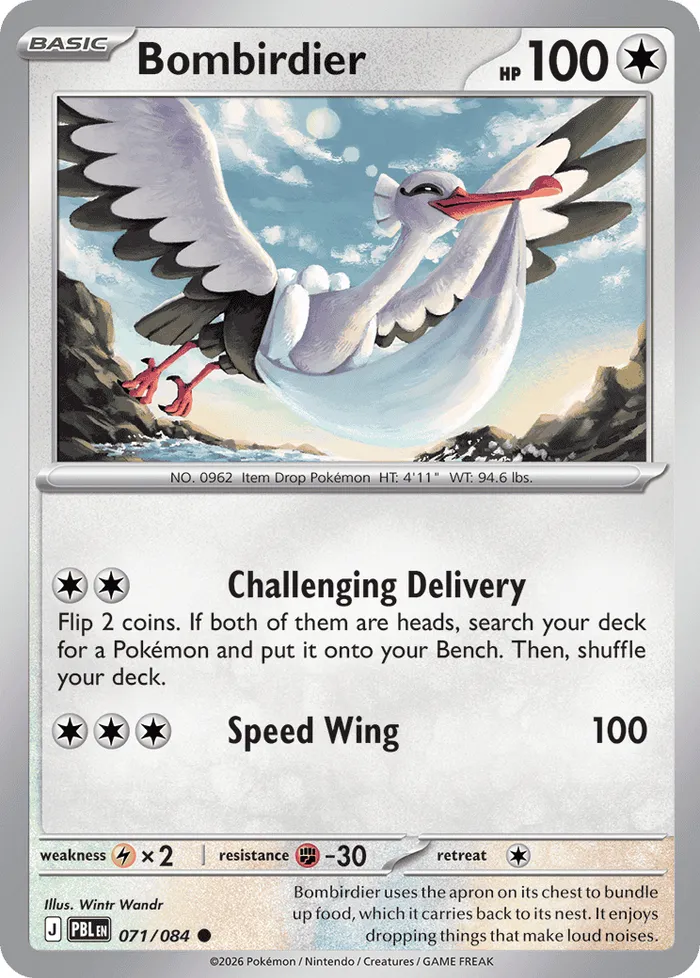 Carte Bombirdier — Pitch Black