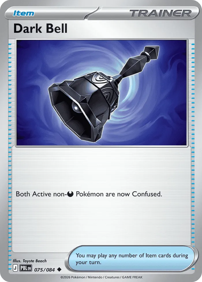 Carte Dark Bell — Pitch Black