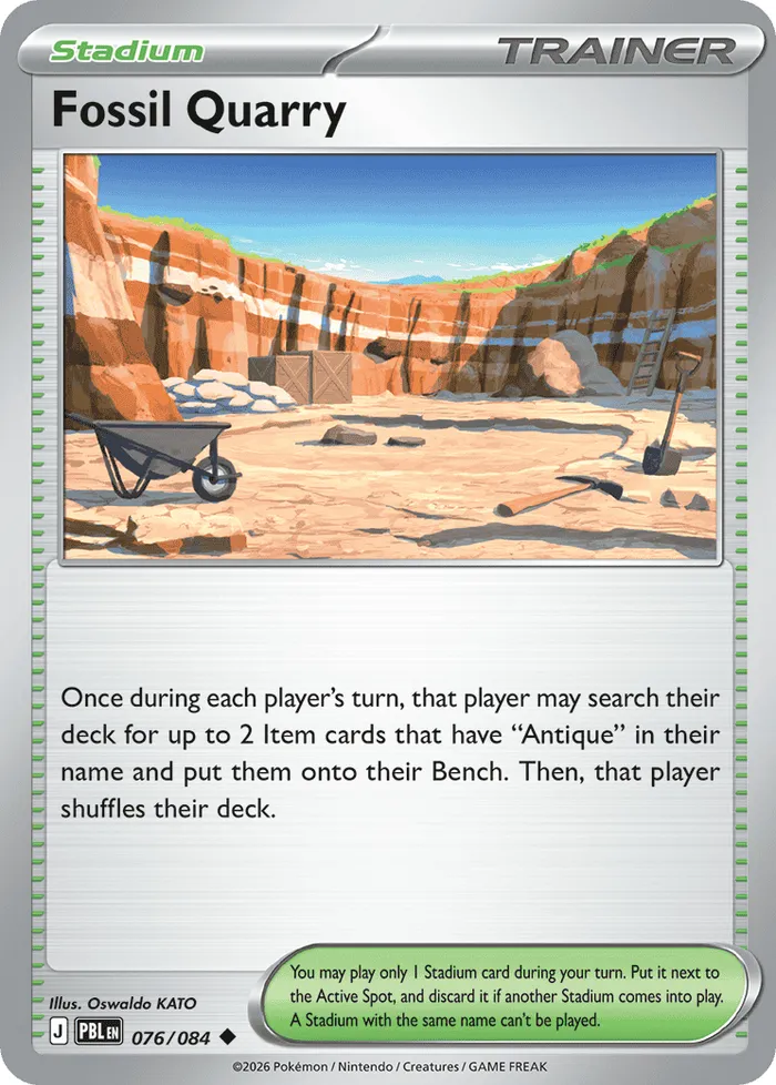 Carte Fossil Quarry — Pitch Black