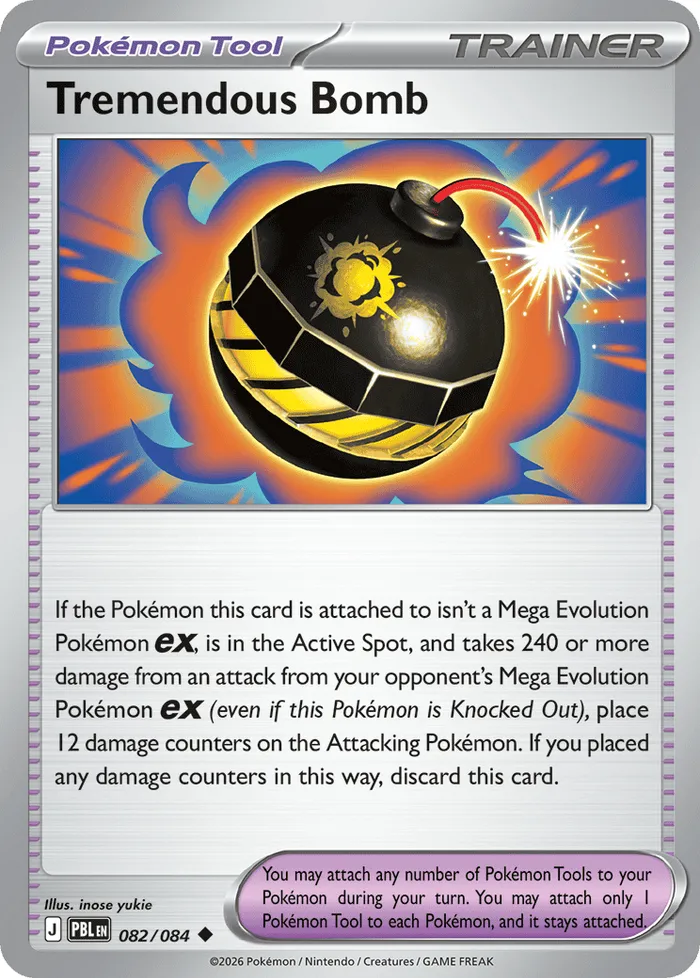 Carte Tremendous Bomb — Pitch Black
