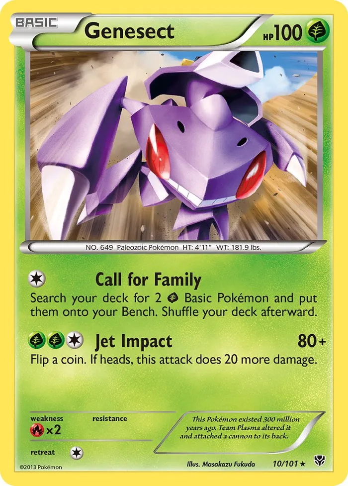 Carte Genesect — Plasma Blast