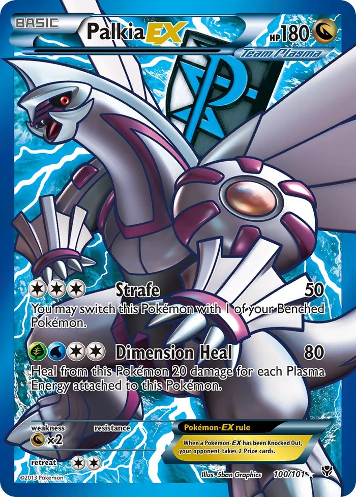 Carte Palkia EX — Plasma Blast