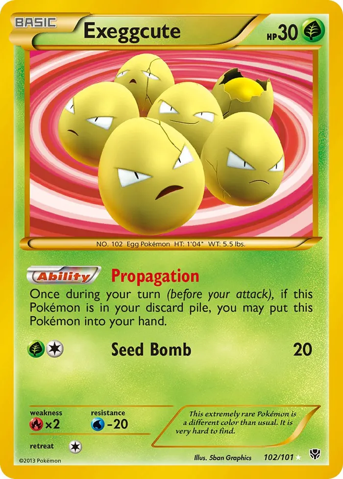 Carte Exeggcute — Plasma Blast