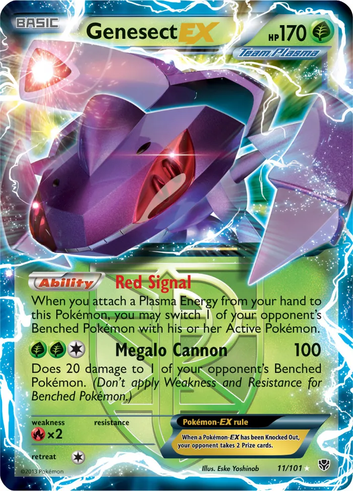 Carte Genesect EX — Plasma Blast