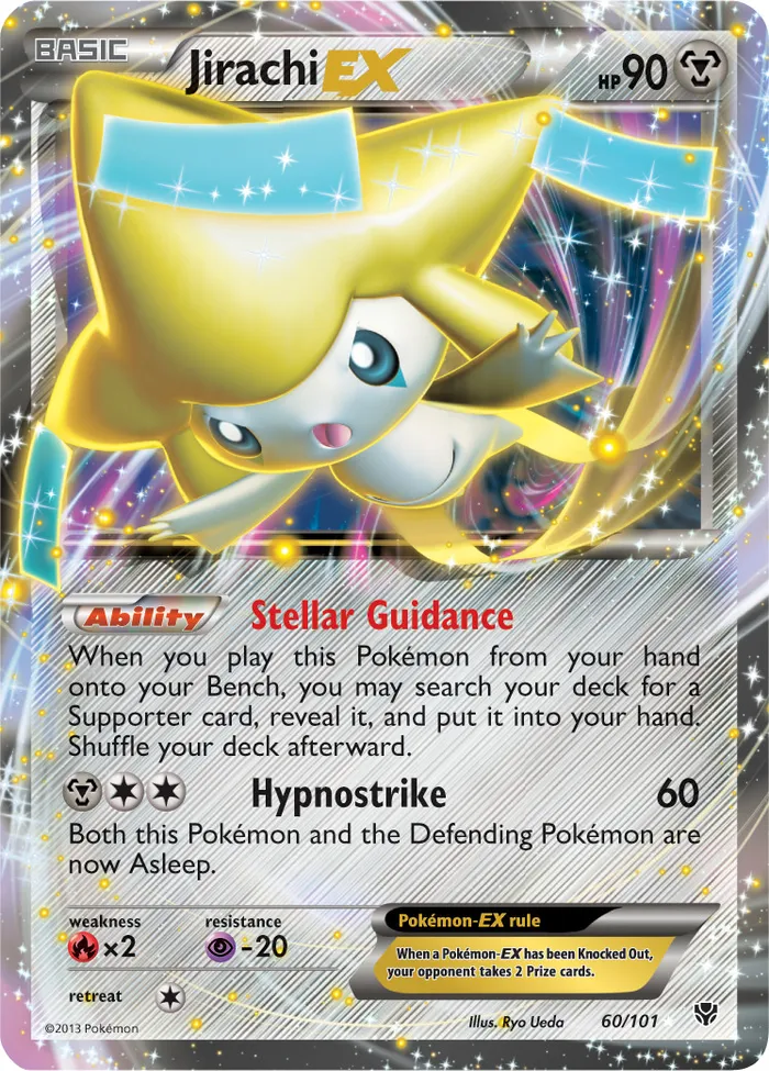 Carte Jirachi EX — Plasma Blast