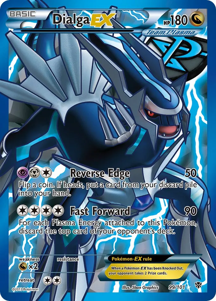 Carte Dialga EX — Plasma Blast