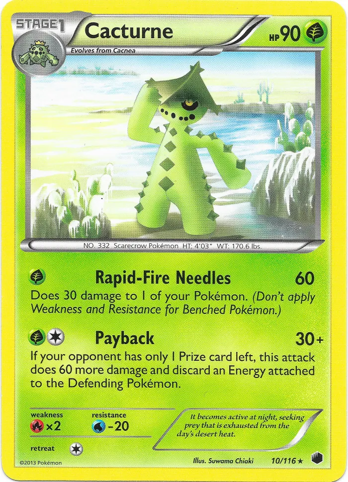 Carte Cacturne — Plasma Freeze