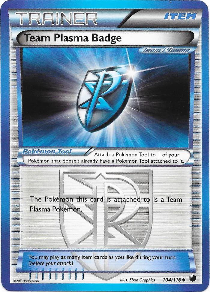 Carte Badge de la Team Plasma — Plasma Freeze