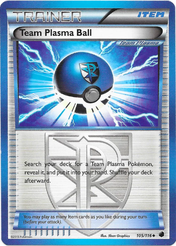 Carte Team Plasma Ball — Plasma Freeze