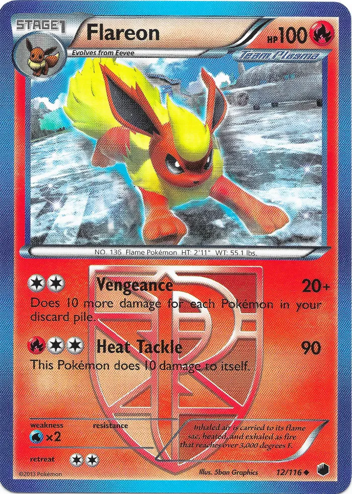 Carte Flareon — Plasma Freeze