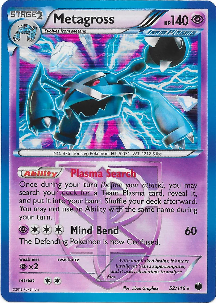 Carte Métalosse — Plasma Freeze