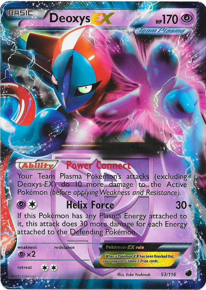 Carte Deoxys EX — Plasma Freeze