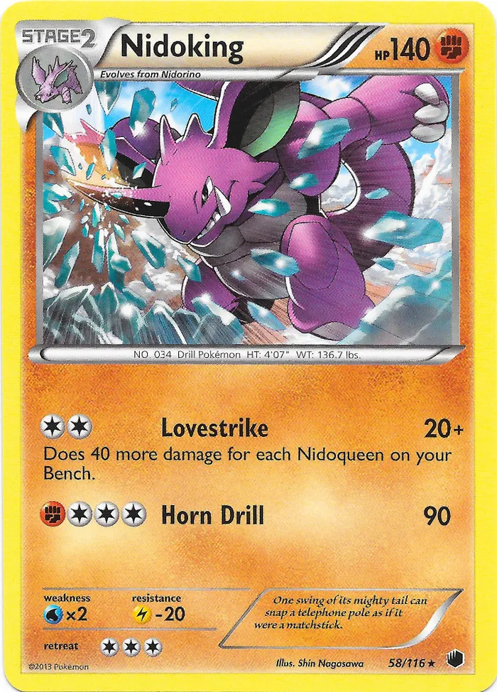 Carte Nidoking — Plasma Freeze