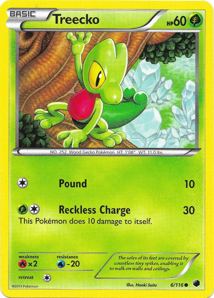 Carte Treecko — Plasma Freeze