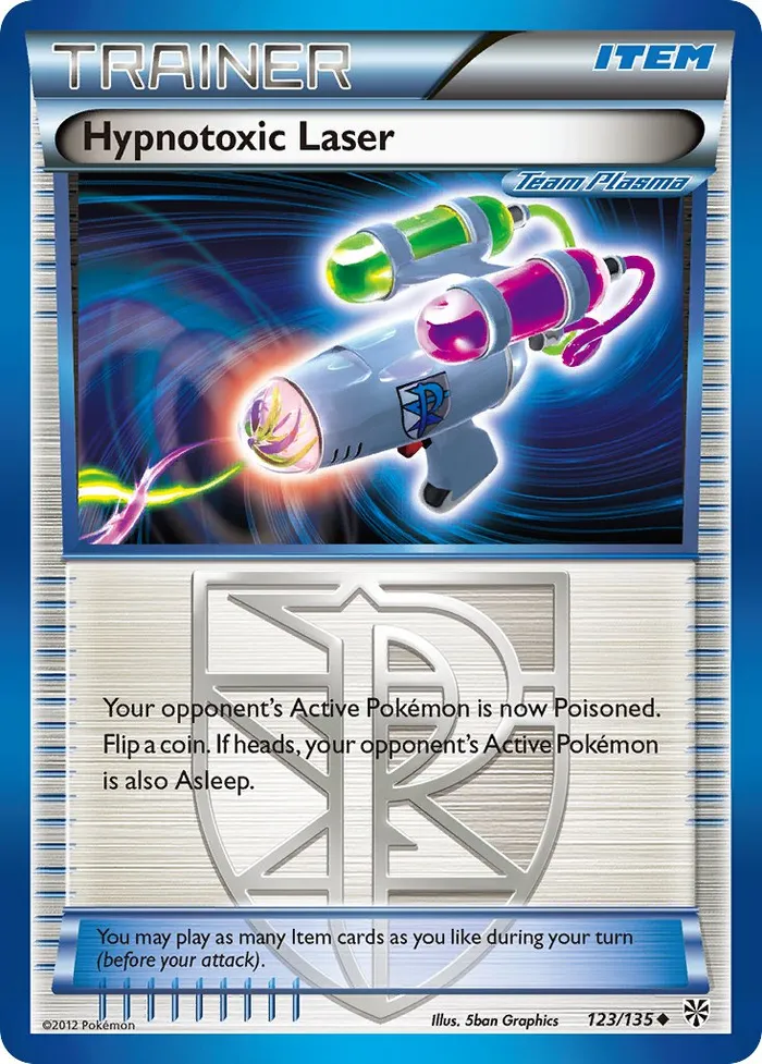 Carte Laser Hypnotoxique — Plasma Storm