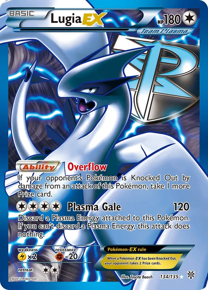 Carte Lugia EX — Plasma Storm