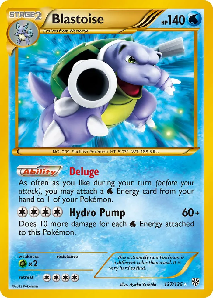 Carte Blastoise — Plasma Storm