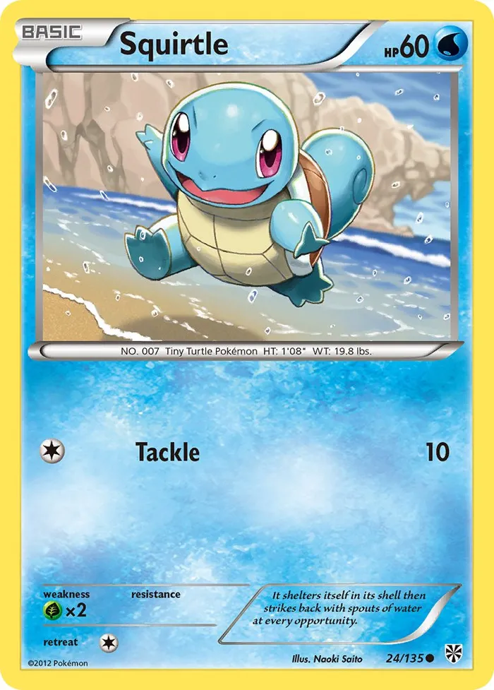 Carte Squirtle — Plasma Storm