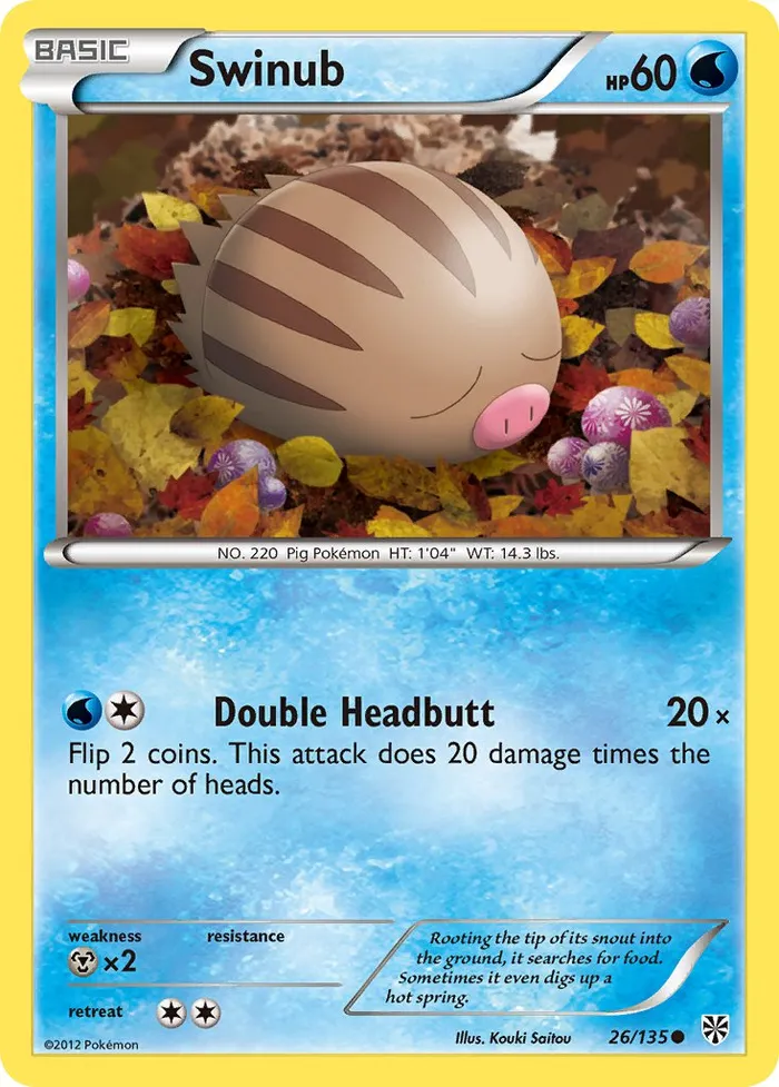 Carte Swinub — Plasma Storm