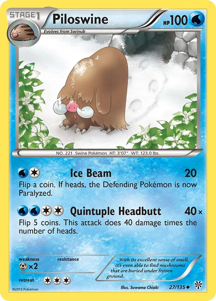 Carte Piloswine — Plasma Storm