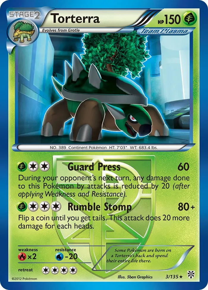 Carte Torterra — Plasma Storm