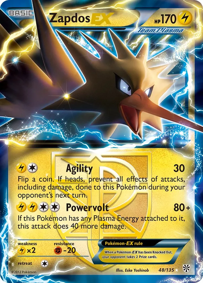 Carte Zapdos EX — Plasma Storm