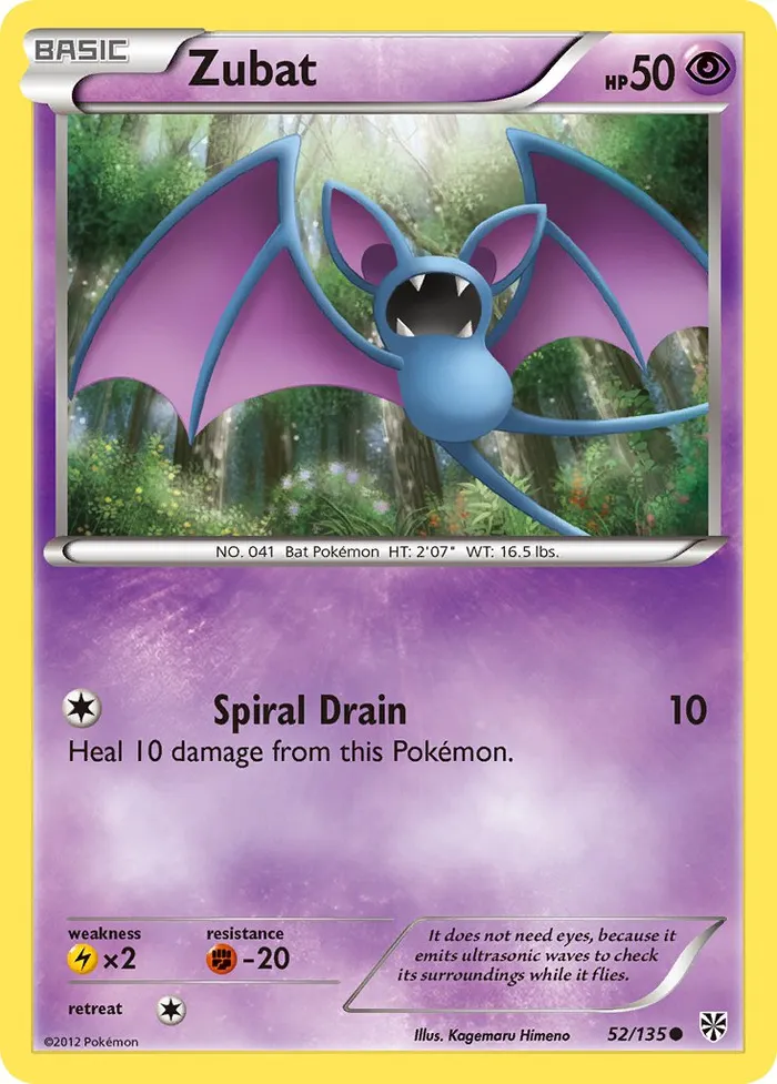Carte Zubat — Plasma Storm