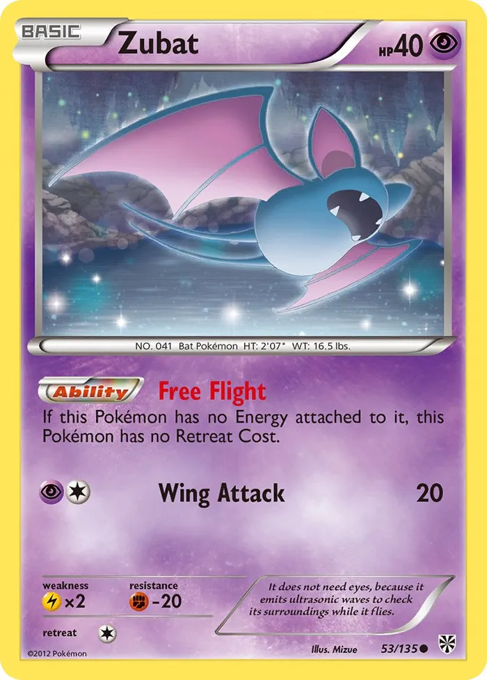 Carte Zubat — Plasma Storm