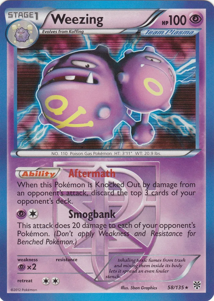 Carte Weezing — Plasma Storm