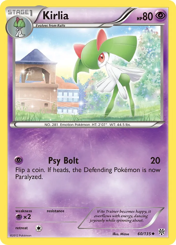 Carte Kirlia — Plasma Storm