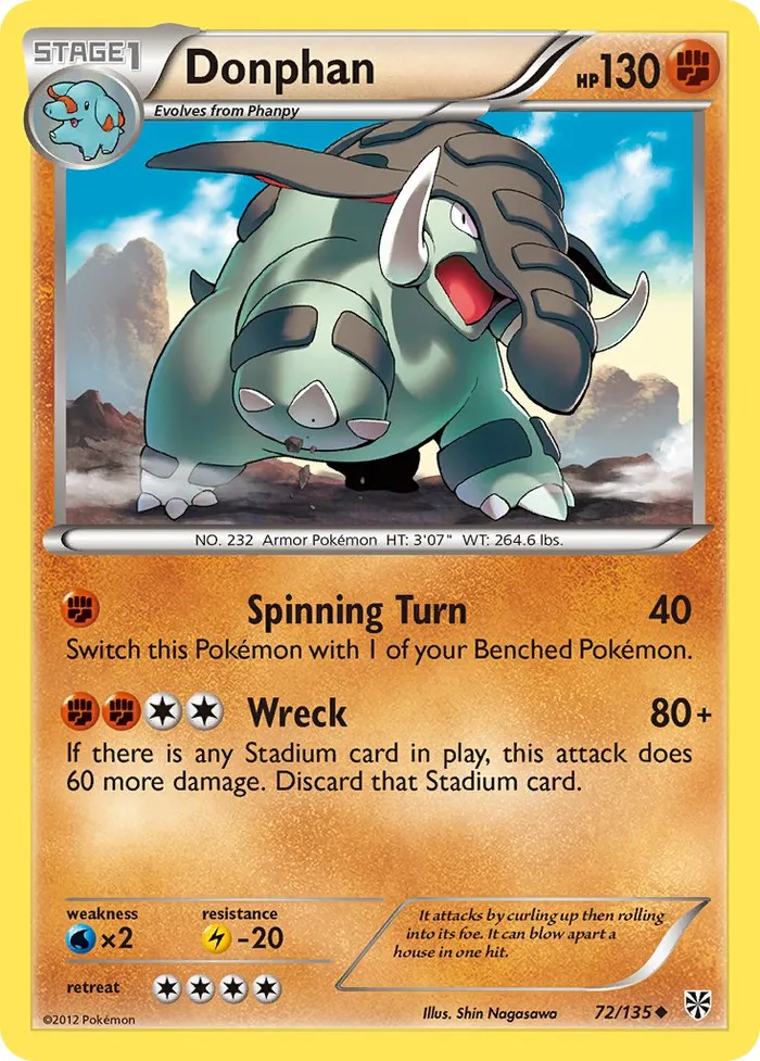 Carte Donphan — Plasma Storm