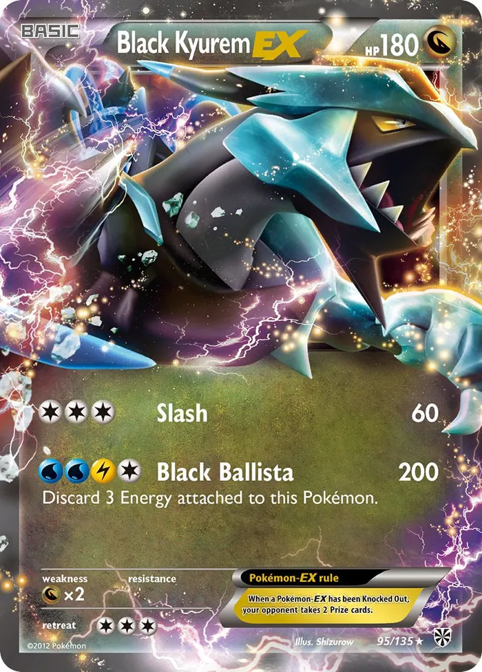 Carte Kyurem Noir EX — Plasma Storm