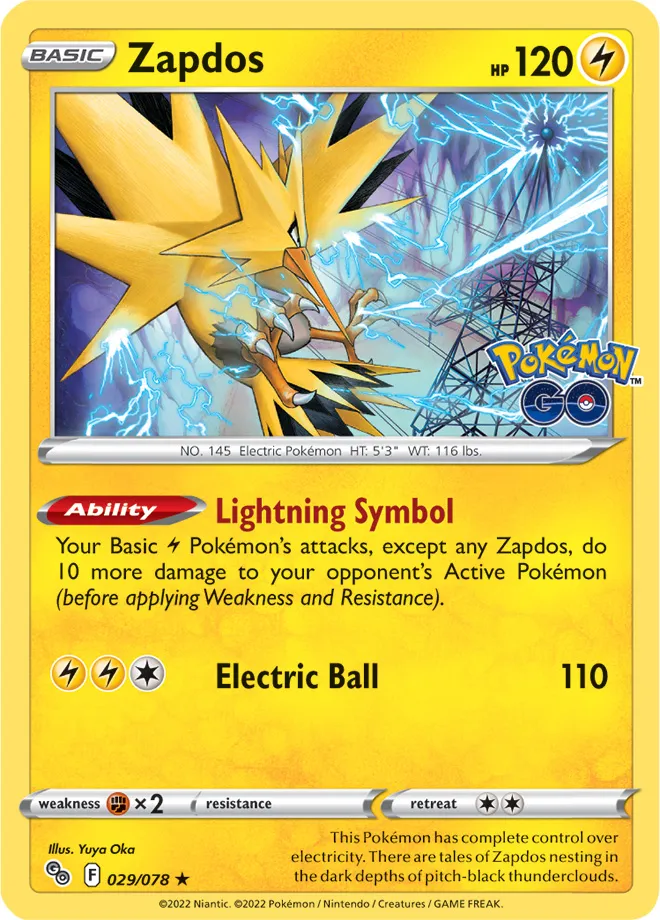 Carte Électhor — Pokémon GO
