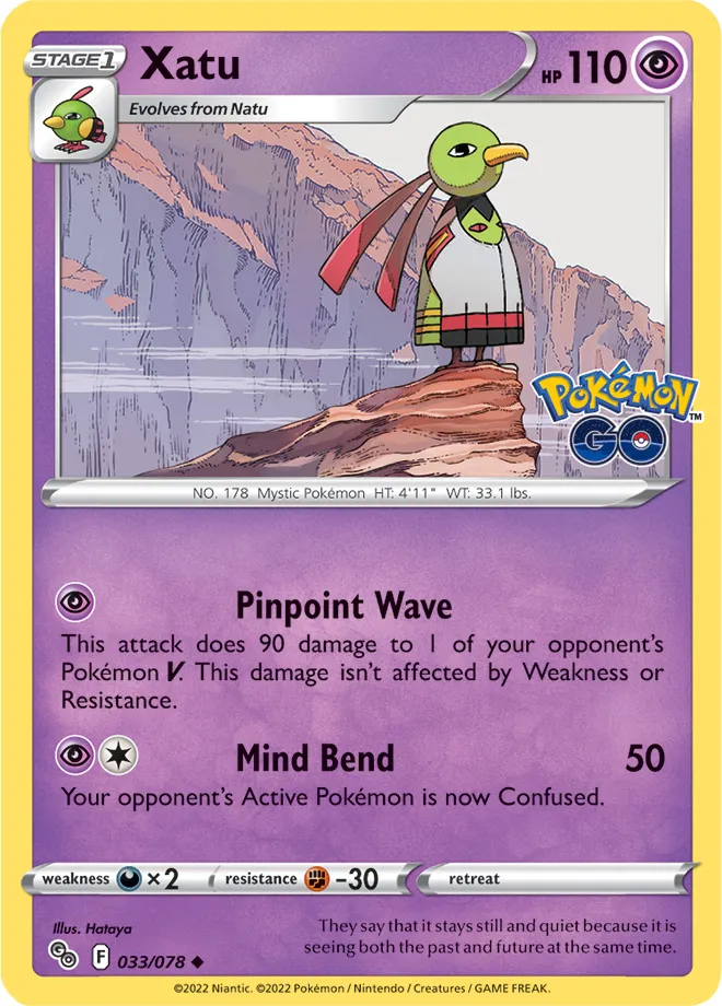 Carte Xatu — Pokémon GO