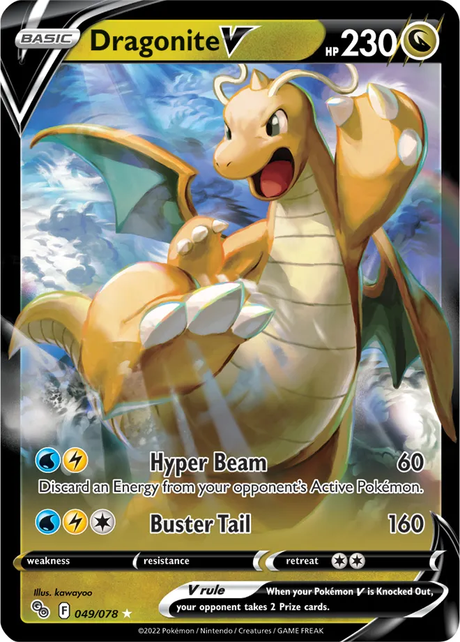 Carte Dracolosse V — Pokémon GO