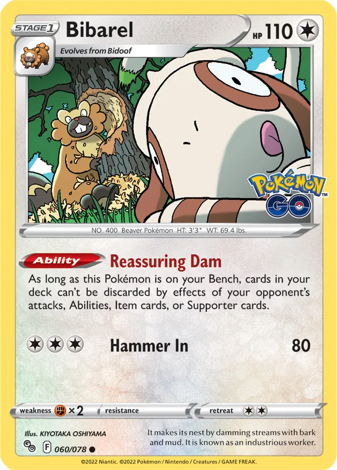 Carte Castorno — Pokémon GO
