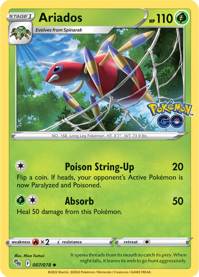 Carte Migalos — Pokémon GO