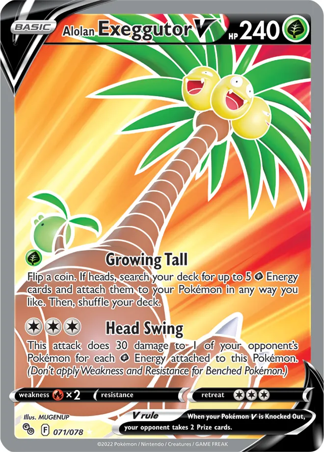 Carte Noadkoko de Alola V — Pokémon GO