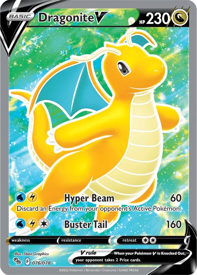 Carte Dracolosse V — Pokémon GO