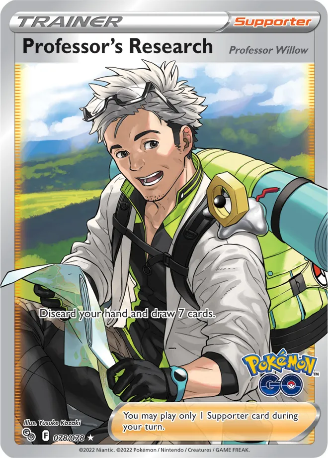 Carte Professor's Research — Pokémon GO