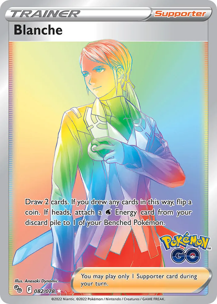 Carte Capitaine d'équipe Blanche — Pokémon GO