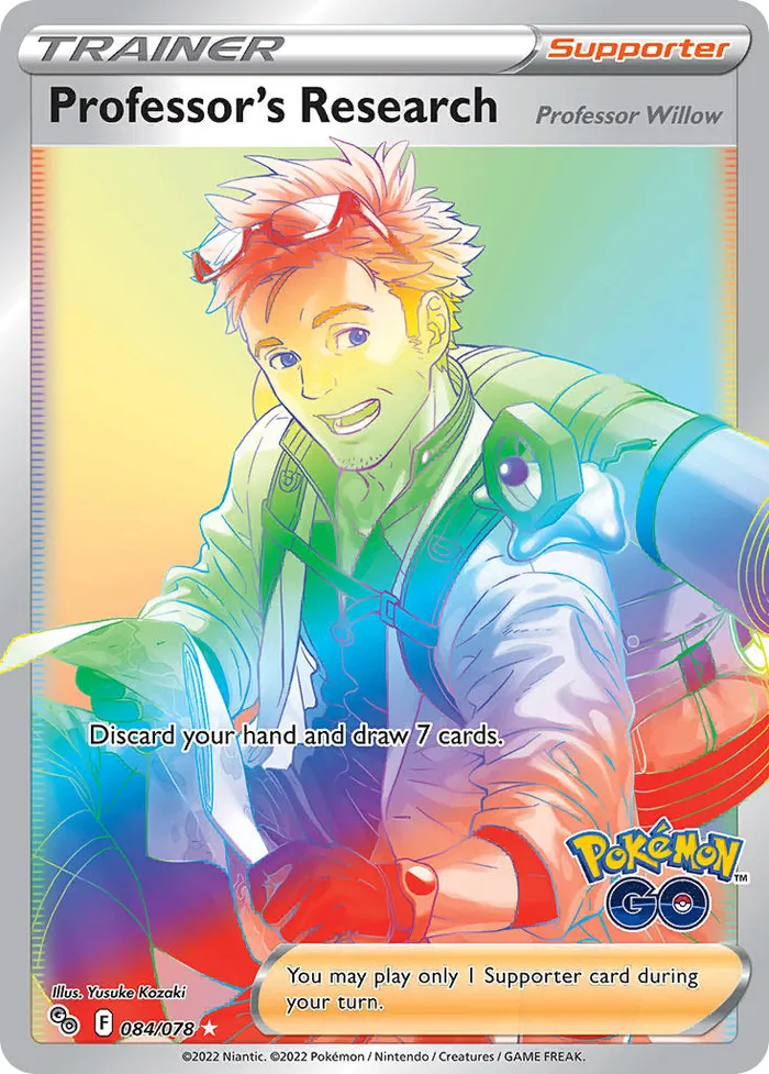 Carte Professor's Research — Pokémon GO