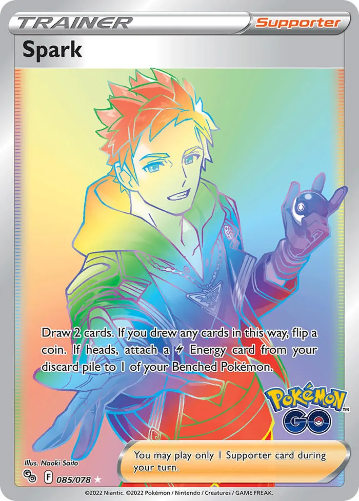 Carte Capitaine d'équipe Spark — Pokémon GO